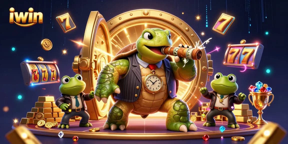 Play exciting casino games with iwin, featuring vibrant characters and dynamic slot elements.
