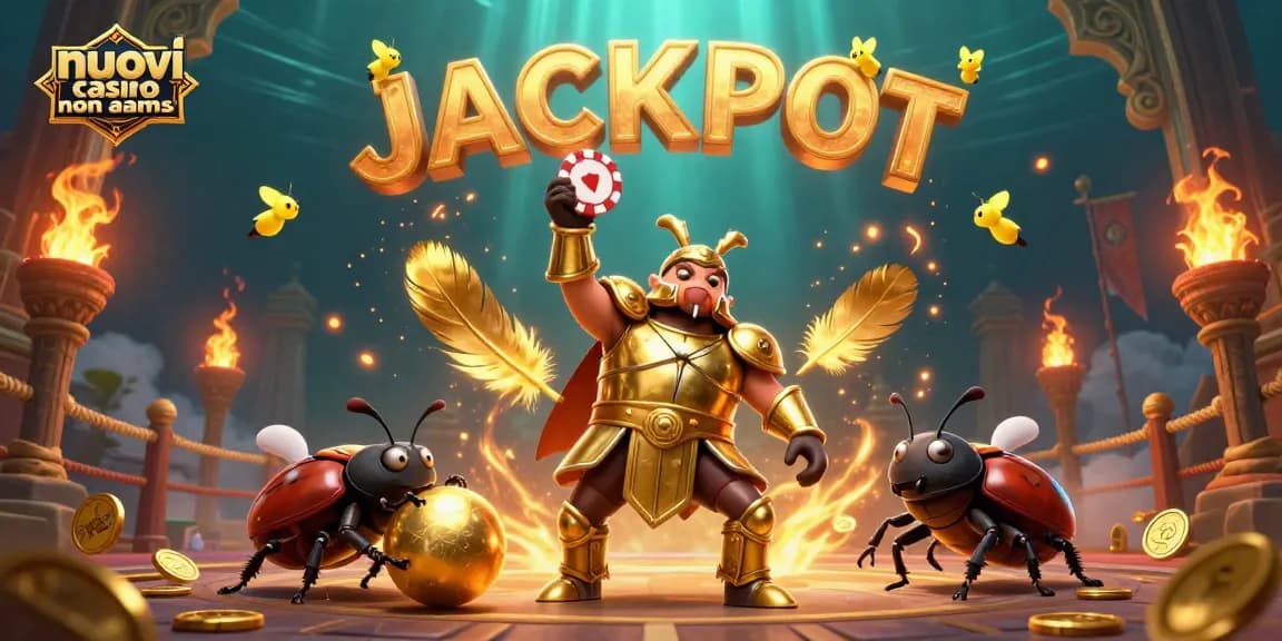 Nuovi casino non AAMS: vittoria al gioco con il coleottero in armatura e il suo amico.
