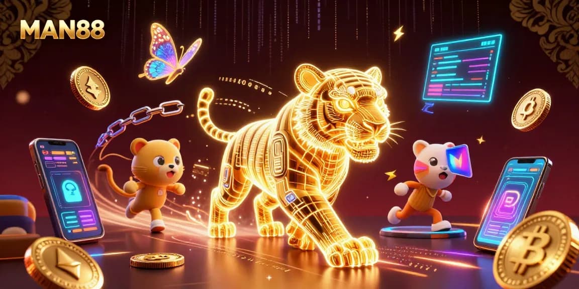 Engage with MAN88, the premier online casino, through a vibrant digital landscape of crypto gaming.