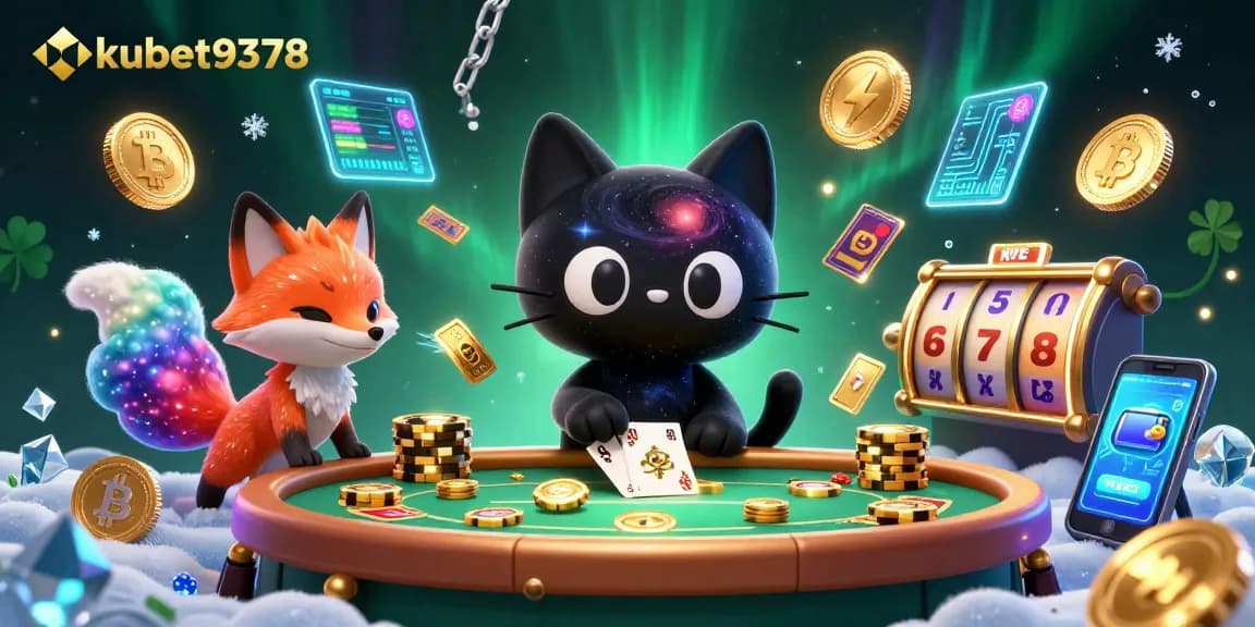 Experience thrilling gaming at kubet9378 with colorful characters and vibrant casino elements.