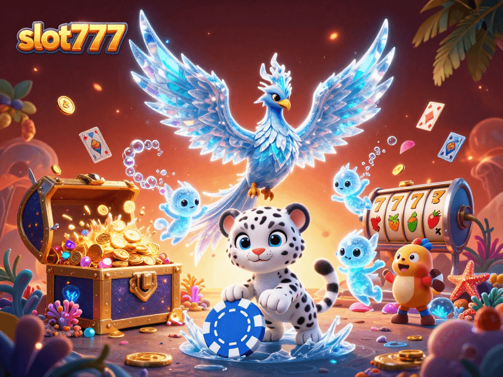 Spin to win big with slot777 in a magical 3D casino world filled with dazzling prizes!