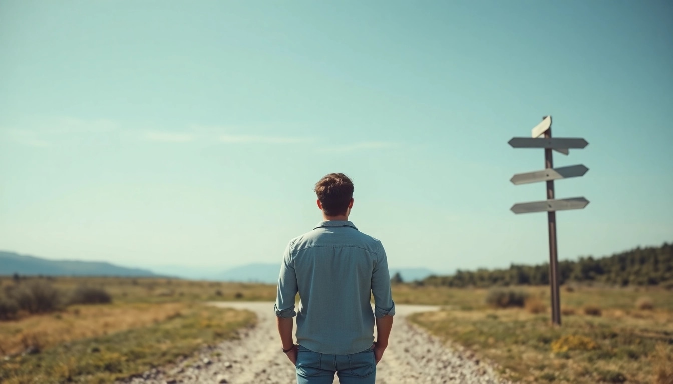 Explore pathways to Find my true Calling in a serene landscape symbolizing life's choices.