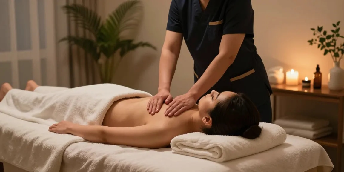Experience a relaxing 강남출장마사지 in a tranquil spa setting with soothing ambiance and professional therapist.