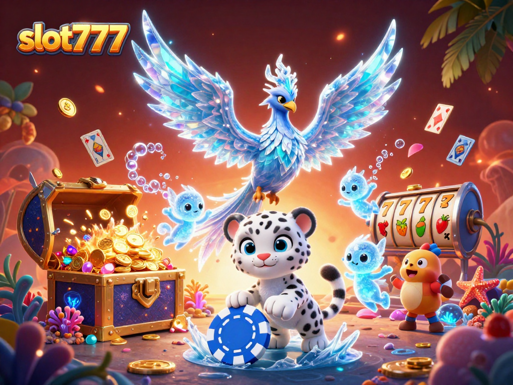 Spin to win big with slot777 in a magical 3D casino world filled with dazzling prizes!