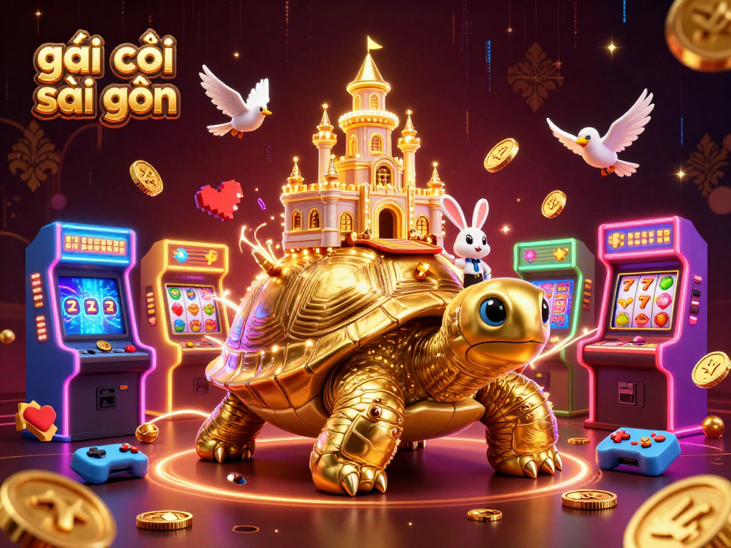 Engage in excitement with gái gọi sài gòn at our vibrant casino gaming scene featuring a golden tortoise.