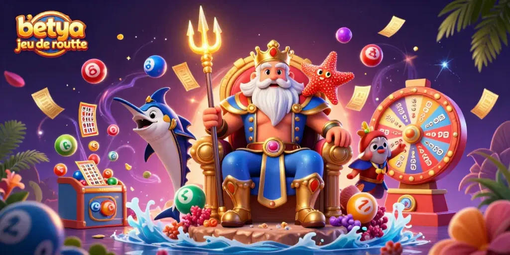 Experience the excitement of betya jeu de roulette with dynamic casino elements and vibrant colors.