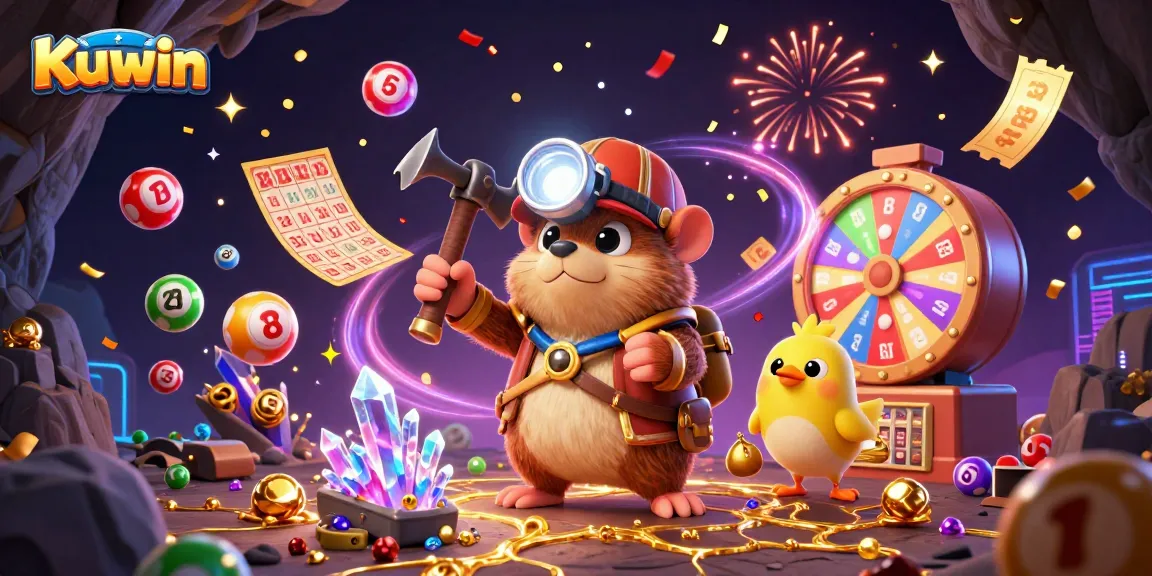 Kuwin offers unique gaming experiences with colorful lottery elements and dynamic treasure hunting action.
