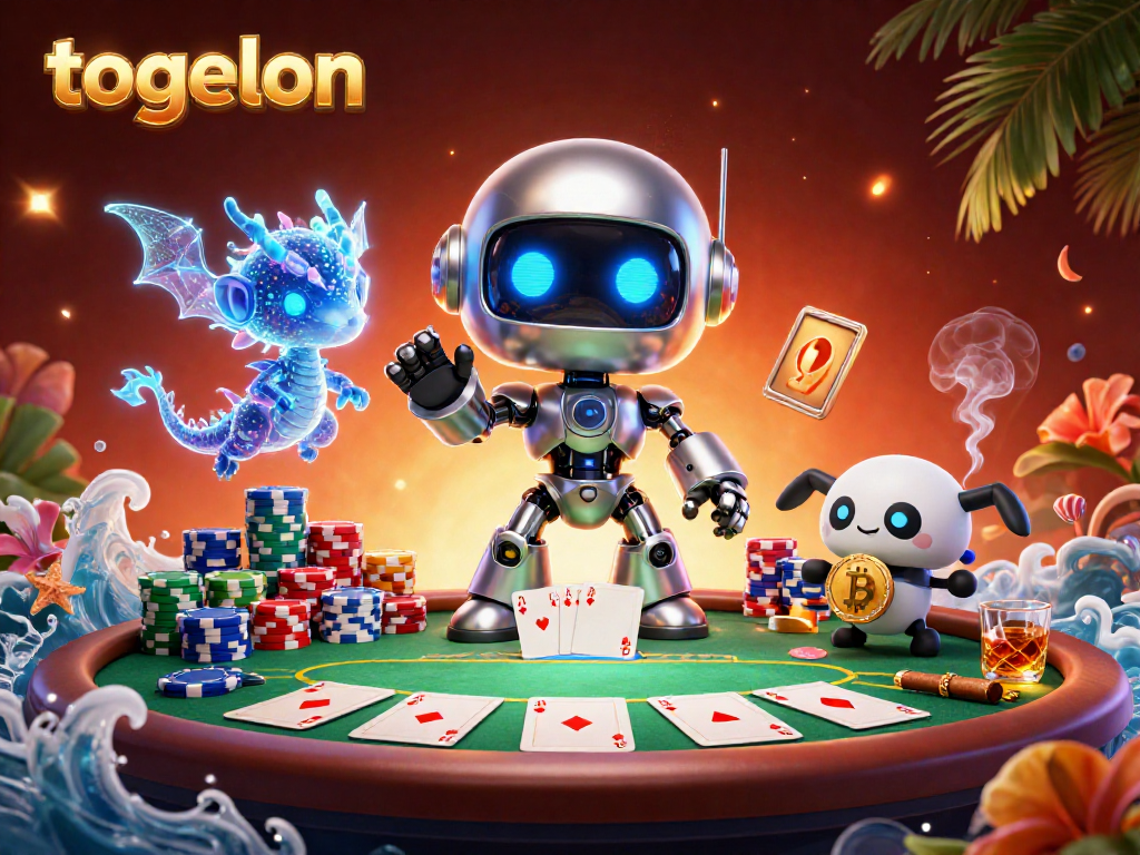 Experience the thrill of winning with togelon through our vibrant casino illustration.