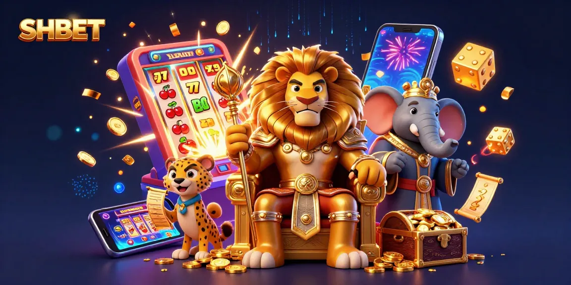 Experience thrilling gameplay at SHBET with vibrant 3D casino characters and jackpot excitement.