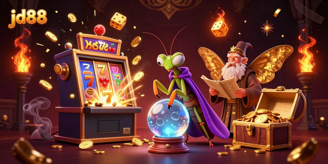 Experience the thrill of jd88 casino with vibrant characters, dynamic elements, and jackpot excitement.