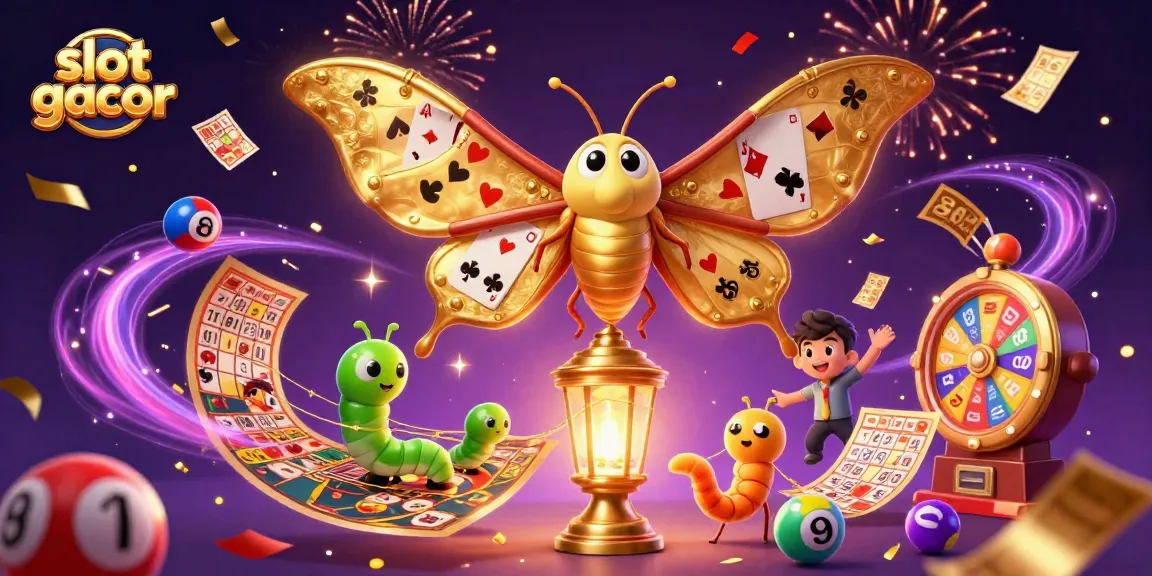 Engage with slot gacor in an exciting 3D scene featuring vibrant casino elements and joyous motifs.
