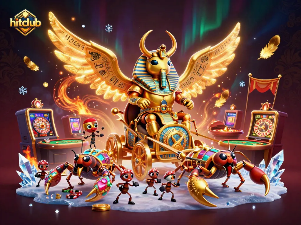 Engage in thrilling gameplay at hitclub with vibrant casino scenes featuring golden jackpots and immersive 3D graphics.