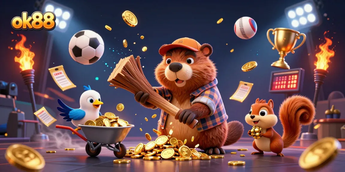 Engage with ok88's thrilling games as exciting coins rain down from the golden tree!