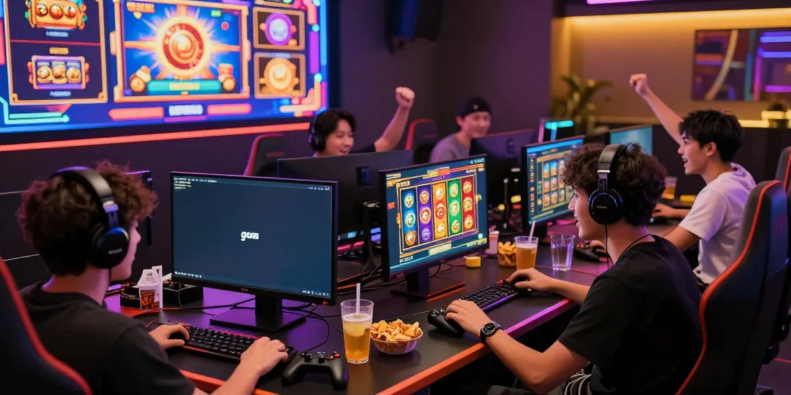 Exciting gaming moment featuring players enjoying slot gacor games with vibrant visuals.