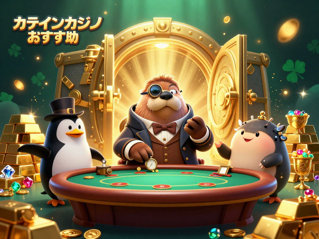 オンラインカジノおすすめのポーカーを楽しむセリフが映える海中のイラスト