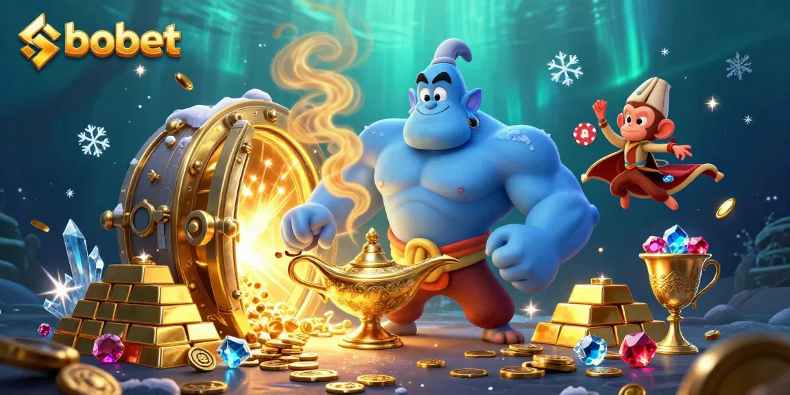 Experience thrilling sbobet betting action with vibrant casino characters bursting with excitement and riches.