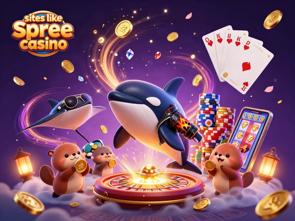 Engage with sites like spree casino, enjoying vast games and redeemable prizes in a dynamic 3D scene.