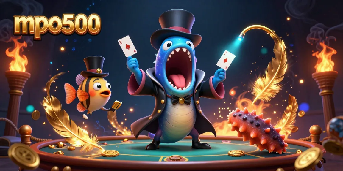 Engage with mpo500 and win big in a thrilling gambling scene featuring dynamic characters.