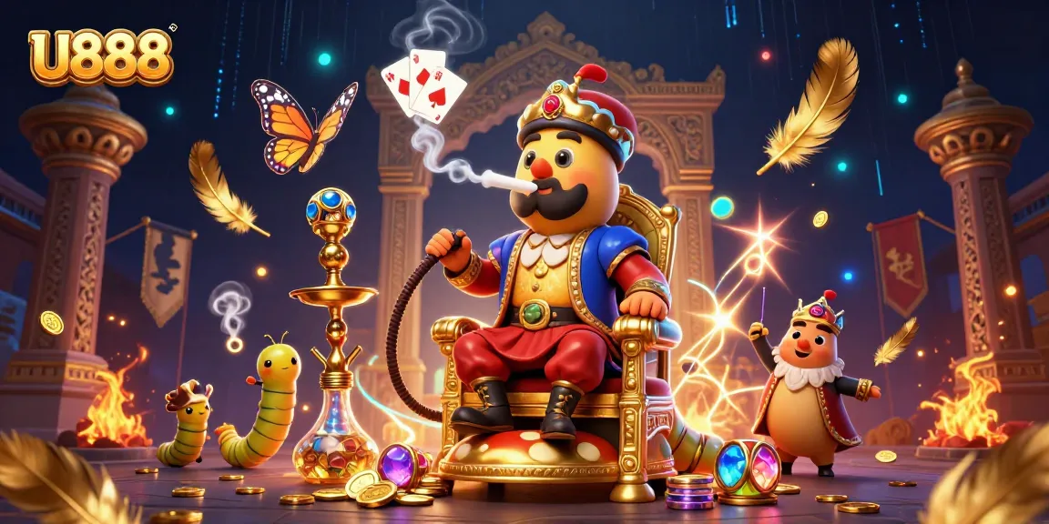 Experience U888's exciting casino ambiance with vibrant characters and dynamic game elements!