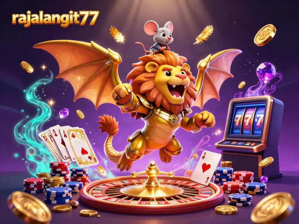 Menikmati gameplay di rajalangit77 dengan karakter menarik dan elemen kasino yang kaya.