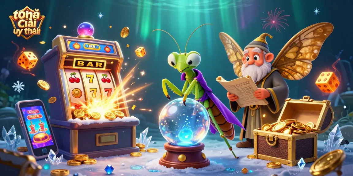 Experience top nhà cái uy tín with exciting casino games illustrated by vibrant characters and dynamic elements.