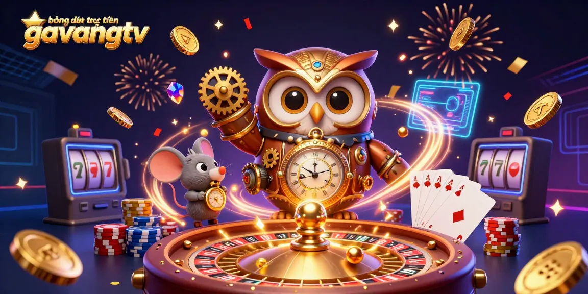 Engage in bóng đá trực tuyến gavangtv with thrilling visuals, showcasing rich casino elements.
