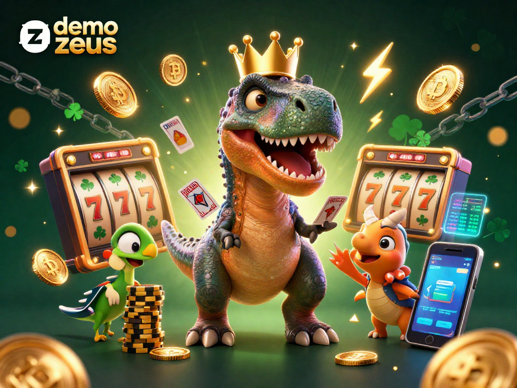 Raih kemenangan demo zeus slot dengan karakter unik dan simbol jackpot yang berkilauan.