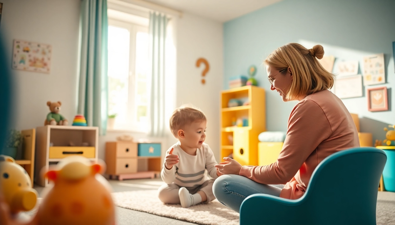 What is ABA therapy session highlighting engaging interaction between therapist and child.
