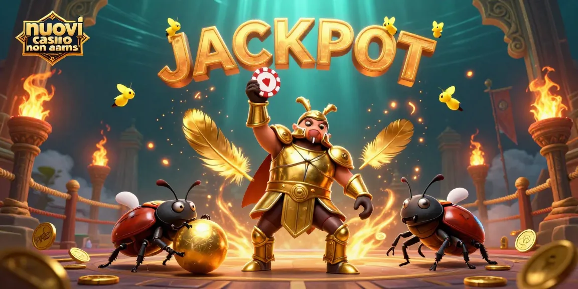 Nuovi casino non AAMS: vittoria al gioco con il coleottero in armatura e il suo amico.