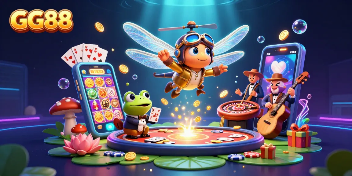 Play the GG88 online casino game while enjoying vibrant visuals and action-packed scenes.