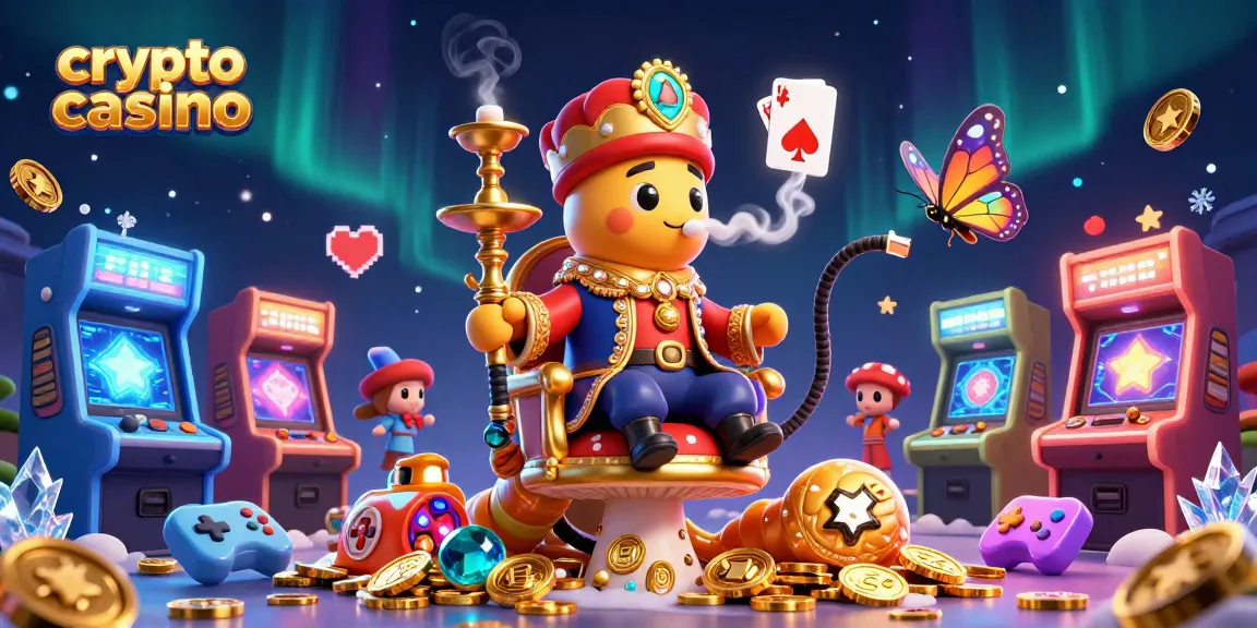 Jouez au crypto casino avec des personnages colorés et des éléments de jeu fascinants.