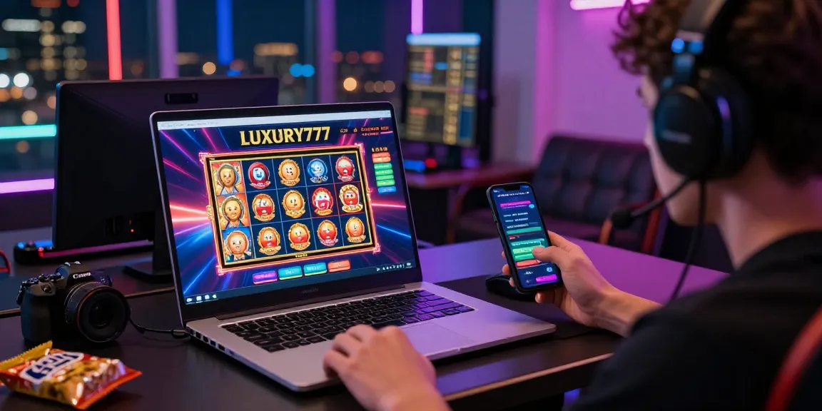Tampilan pemain menggunakan LUXURY777 Link Alternatif di ruang permainan online modern.