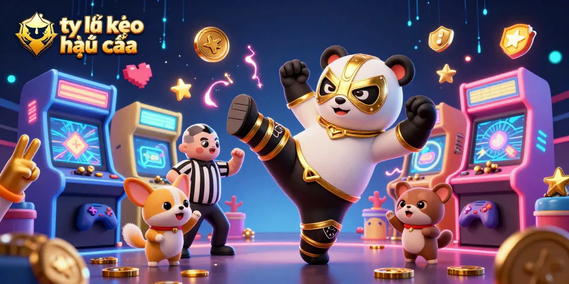 Experience thrilling tỷ lệ kèo nhà cái with dynamic animal characters in a vibrant casino scene.