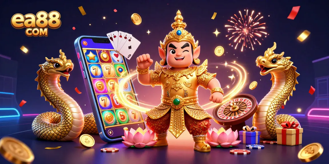 Engage with thrilling slots at ea88 COM with vibrant characters and exciting game features.