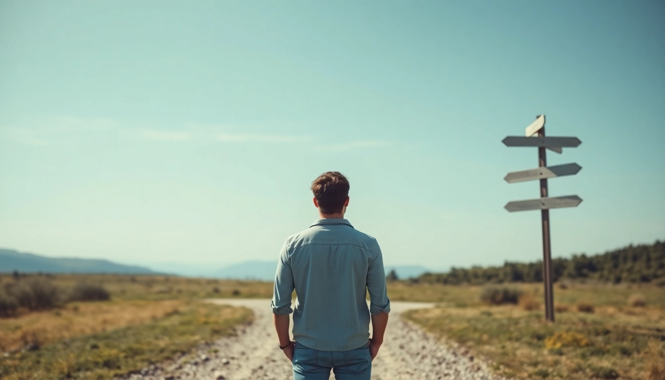 Explore pathways to Find my true Calling in a serene landscape symbolizing life's choices.