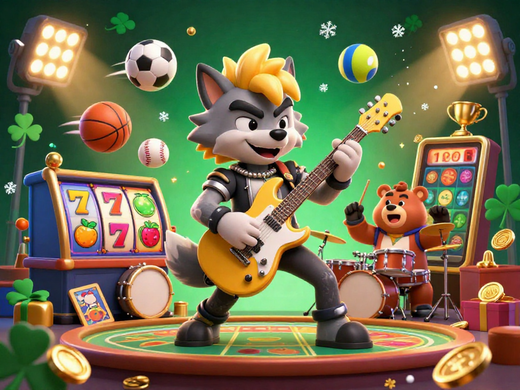 Experience thrilling slot action and dynamic sports gaming with betya's vibrant 3D illustration.
