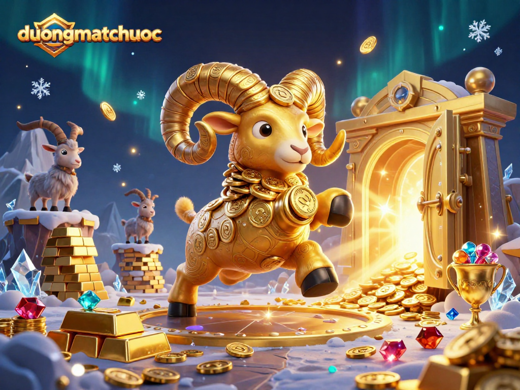 Experience thrilling gameplay with duongmatchuoc as the golden ram charges toward wealth and treasures.
