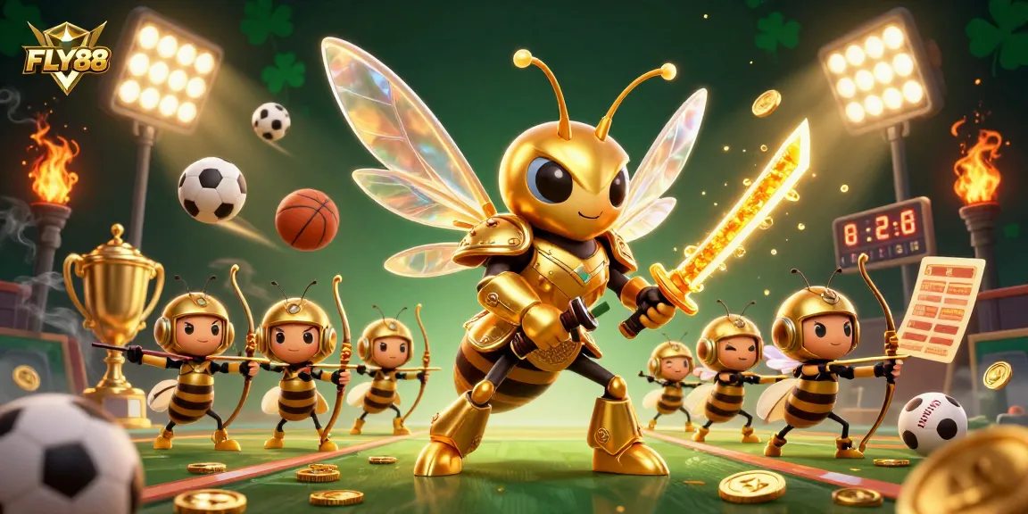 Join FLY88 for an immersive sports betting experience with dynamic elements and vibrant action.