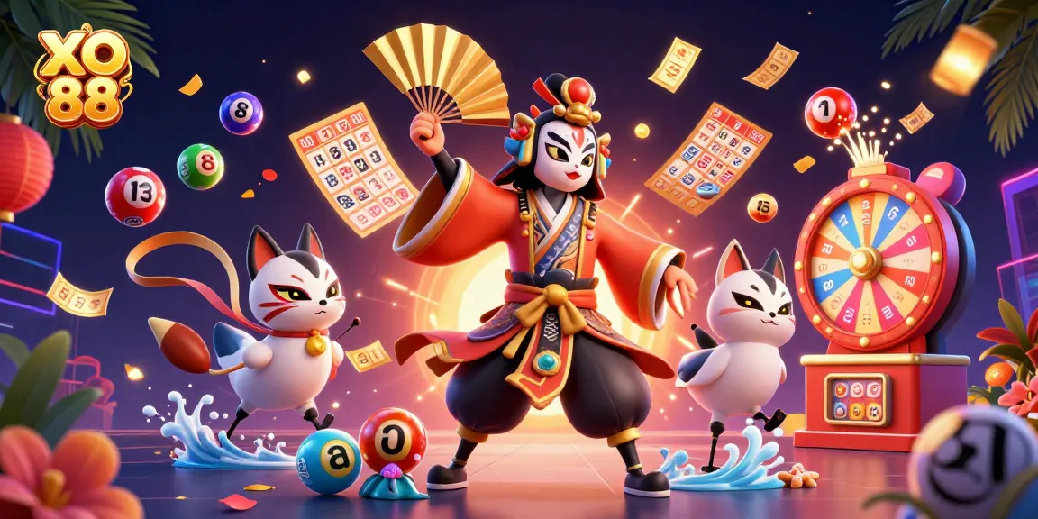 Engage with exciting lottery adventures at XO 88, featuring vibrant games and colorful elements.