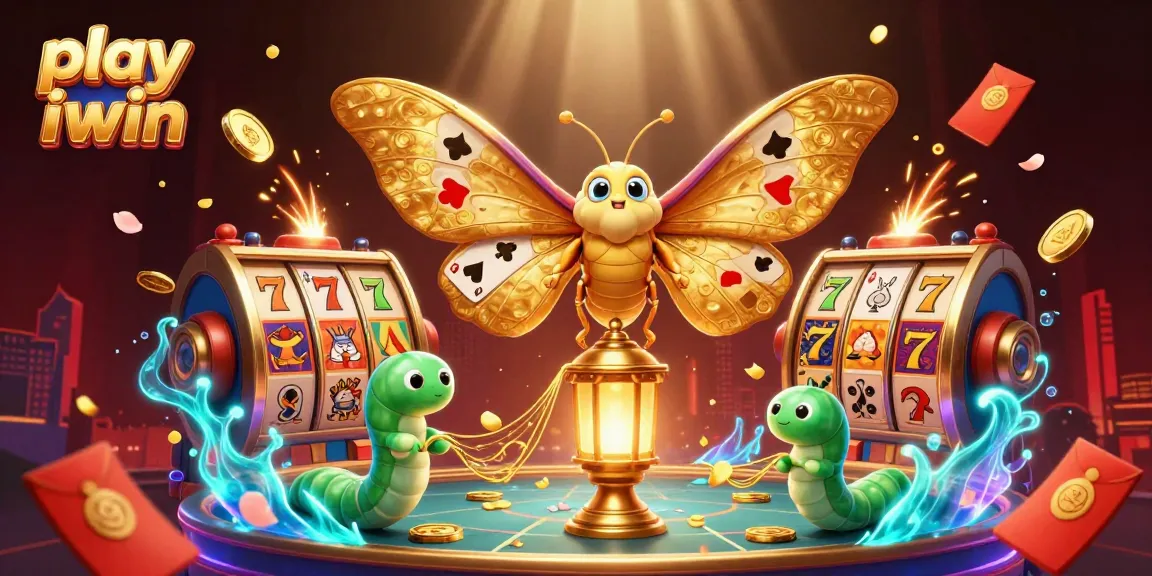 Play iwin to experience vibrant casino visuals in this dynamic 3D illustration.