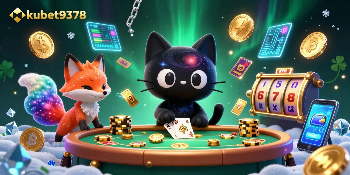 Experience thrilling gaming at kubet9378 with colorful characters and vibrant casino elements.