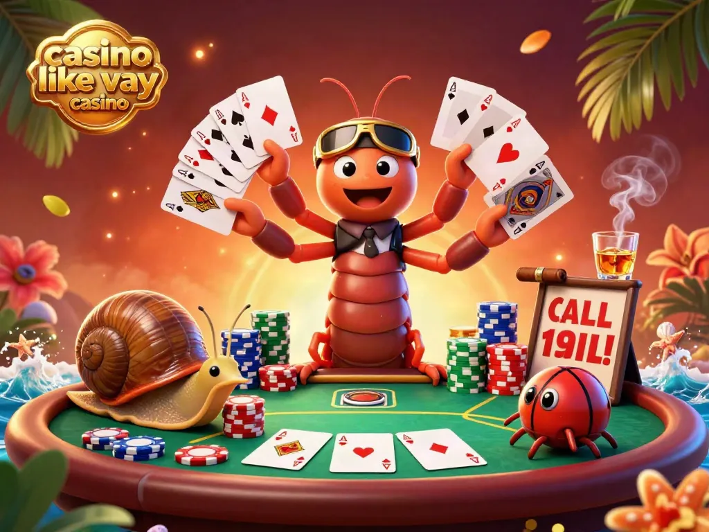 Experience the excitement of casino like yay casino with a vibrant, colorful 3D cartoon scene featuring dynamic characters and gaming elements.