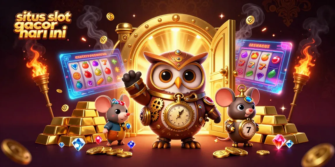 Spin the reels of situs slot gacor hari ini with vibrant slot symbols and golden treasures.