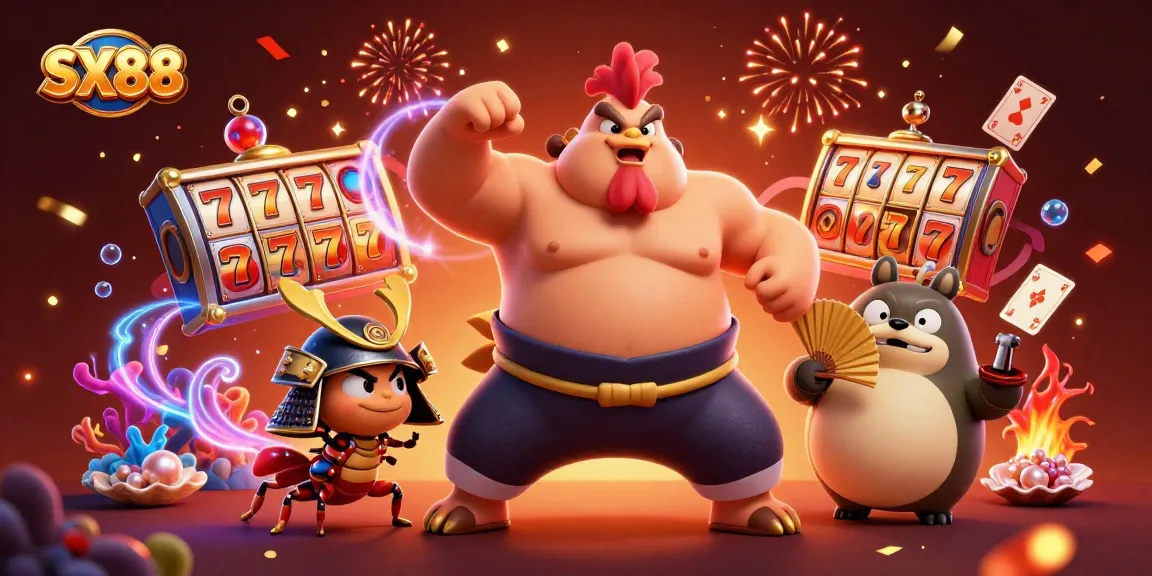 SX88 offers a vibrant casino experience with powerful characters and dynamic gameplay elements