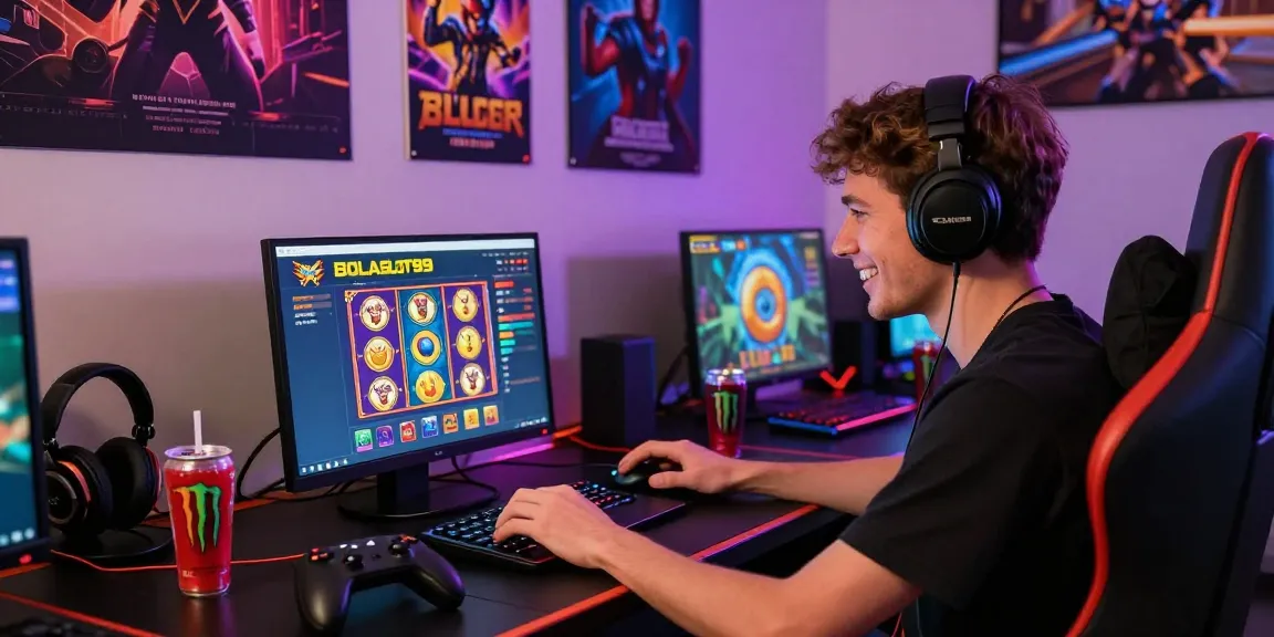 Pengalaman bermain di Bolaslot99 dengan grafik slot yang menarik dan aksesori gaming modern.