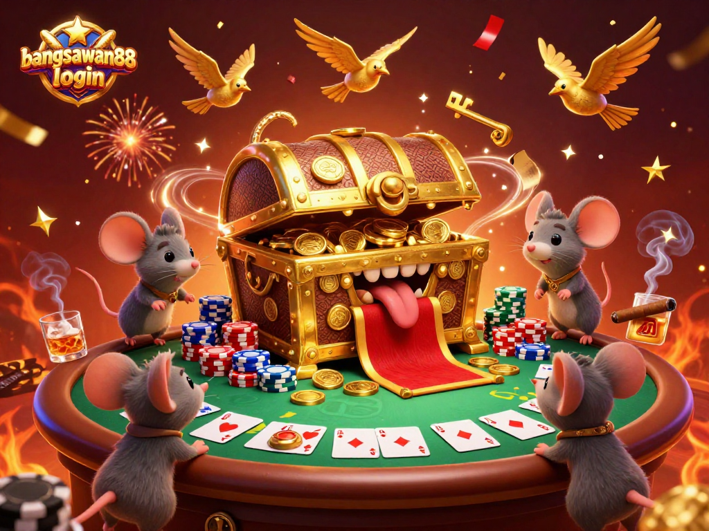 Engage in gambling adventures with the bangsawan88 login, as adventurer mice discover treasures.