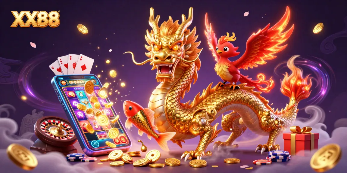 Experience thrilling gameplay at XX88 with vibrant casino-themed characters and elements