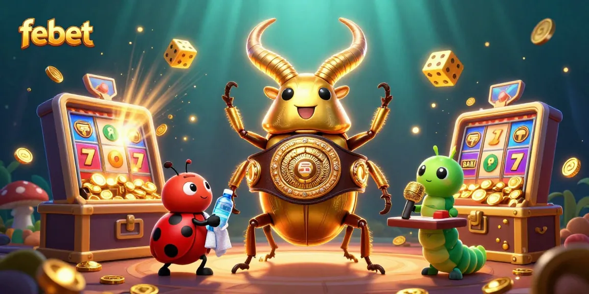 Spin the reels with febet's immersive casino experience featuring vibrant jackpot action.
